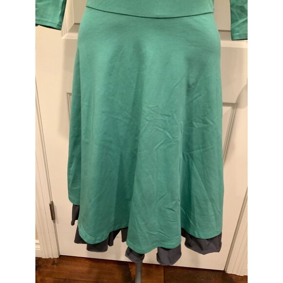 Matilda Jane W/ Joanna Gaines Green Flare A-Line Dress, Size XS - NWT! - Picture 3 of 10